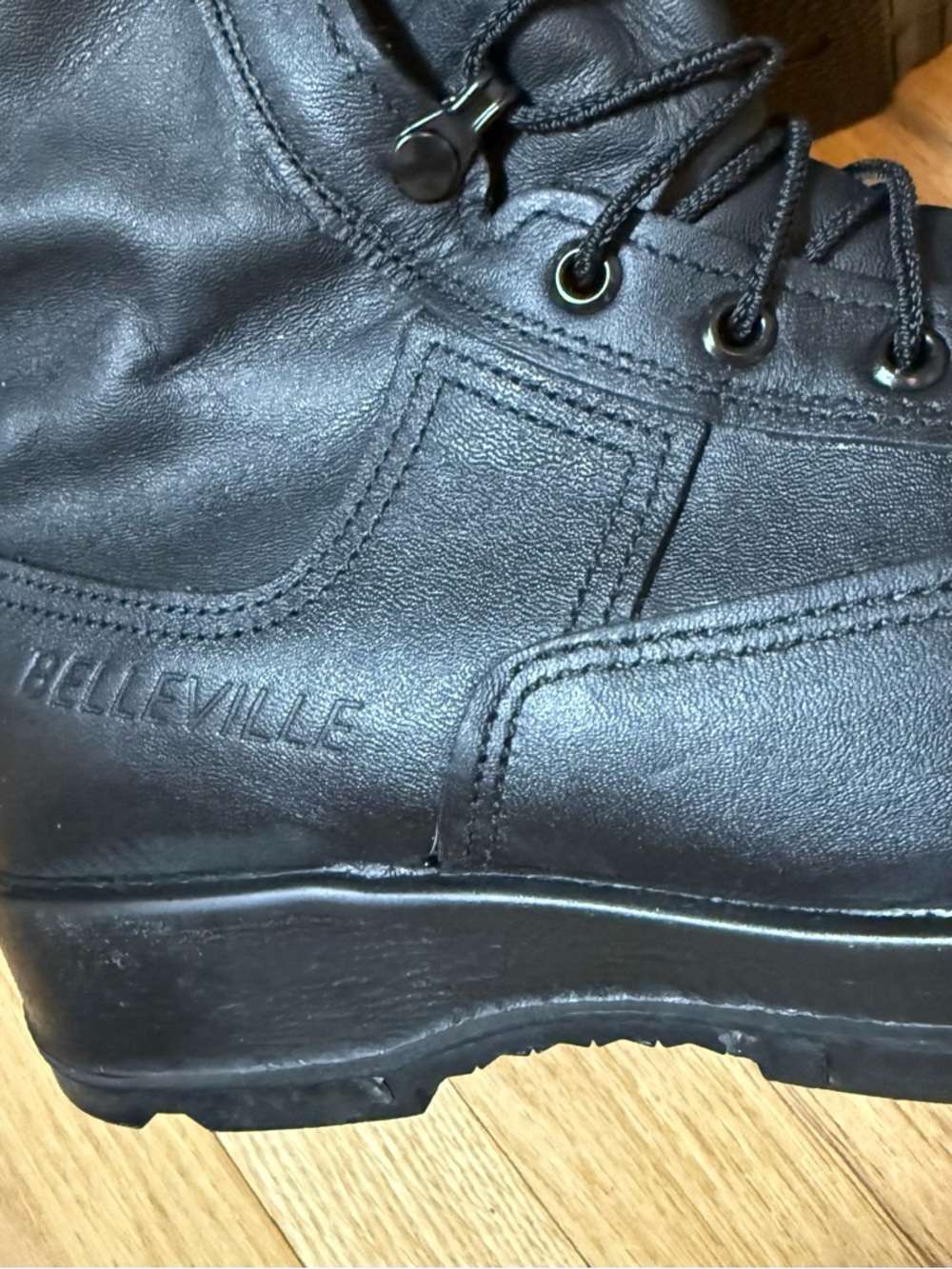 Belleville Men's Black Tactical Leather Boots - Picture 10 of 10